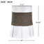 Table d'appoint rétro avec piètement en corde tressée et éventail, idéale pour les coins de balcon, table d'appoint grise et marron mat, bureau ou salon
