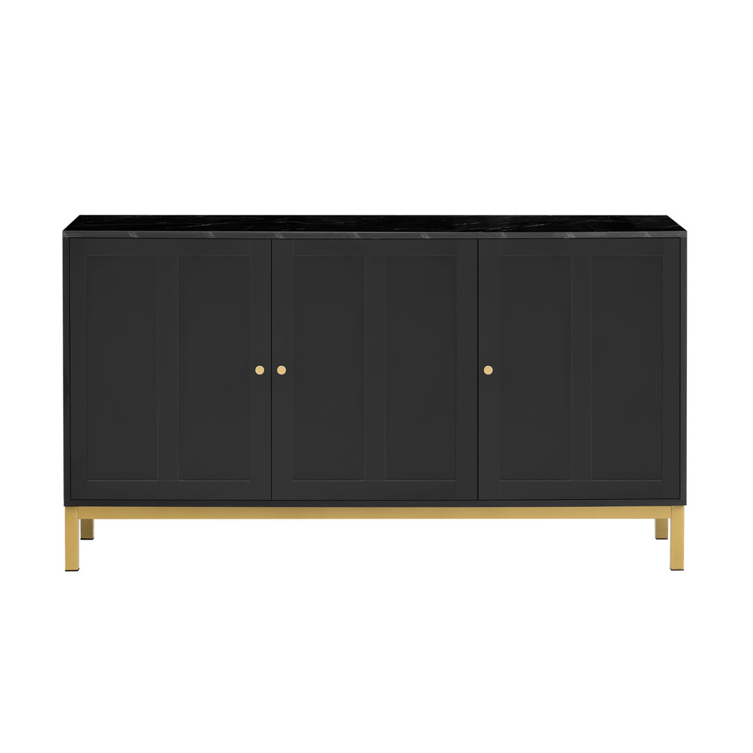 Stilvolles Elegantes 3-türiges Sideboard