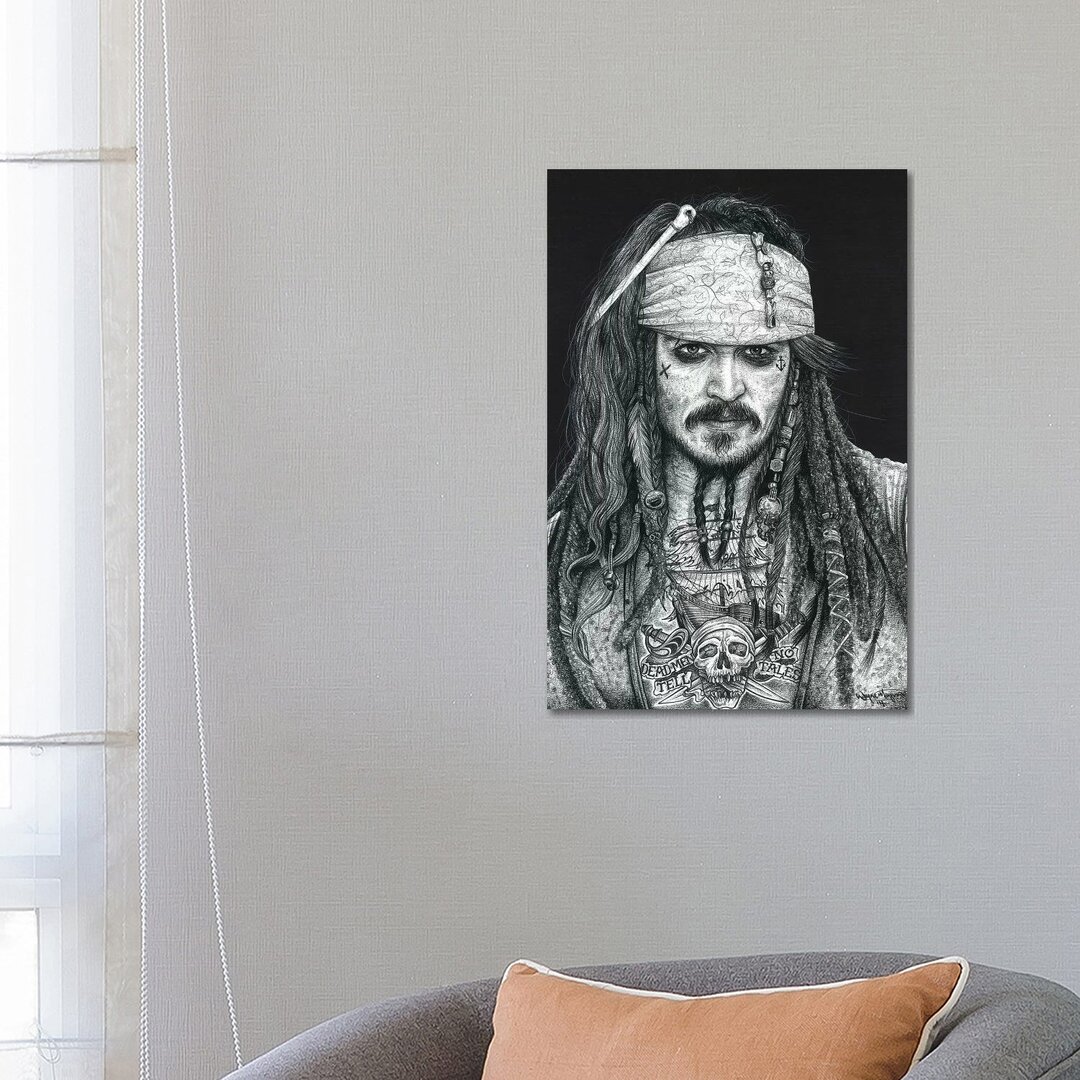 Leinwandbild Captain Jack von Inked Ikons