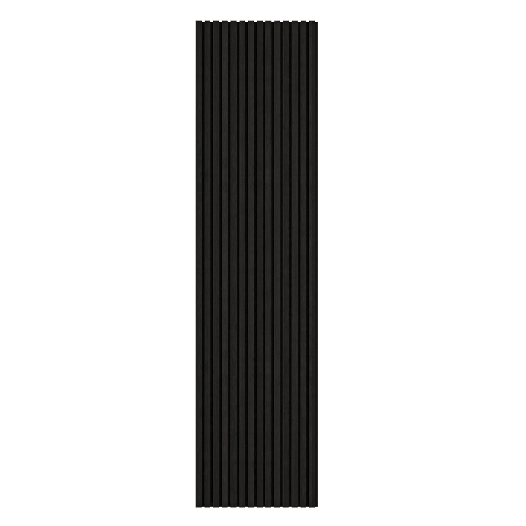 94.5” x 23.6” Acoustic Wood Wall Paneling, Decorative Soundproof Panels for Walls and Ceilings, 3D Slat Wood Wall Panels (Set of 2) e-Joy 