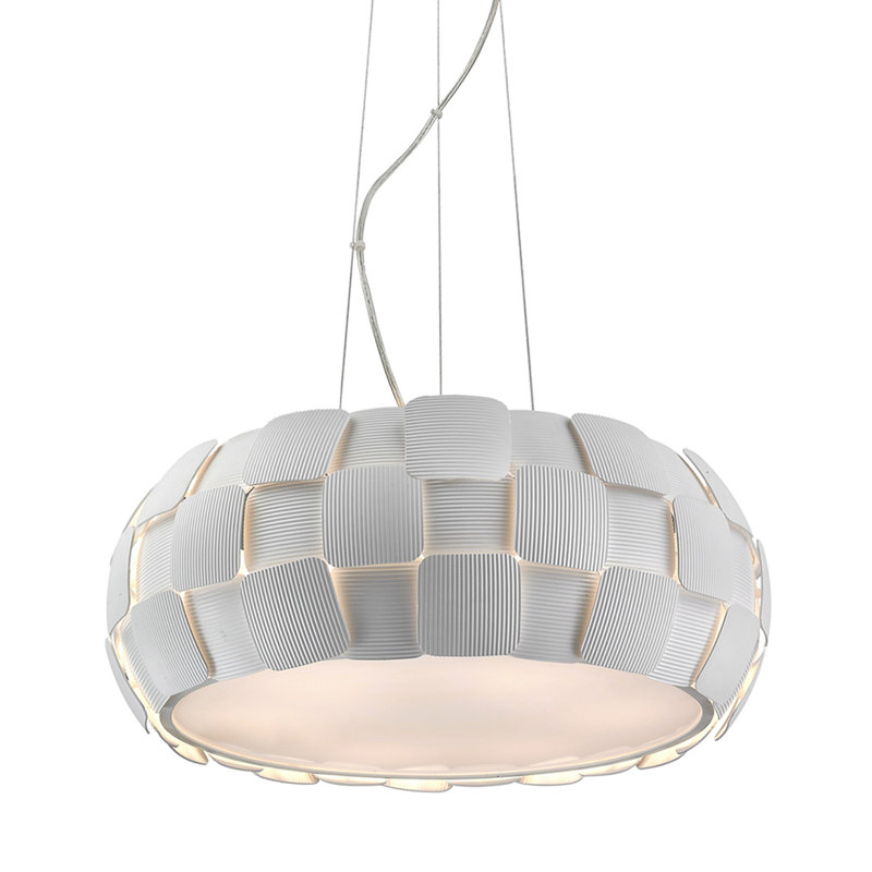 Masuda 6 - Light White Drum Pendant