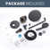 9-Spray Patterns With 1.8 GPM 10 In. Wall Mount Rain Fixed Shower Heads In 10 In. Polished Chrome