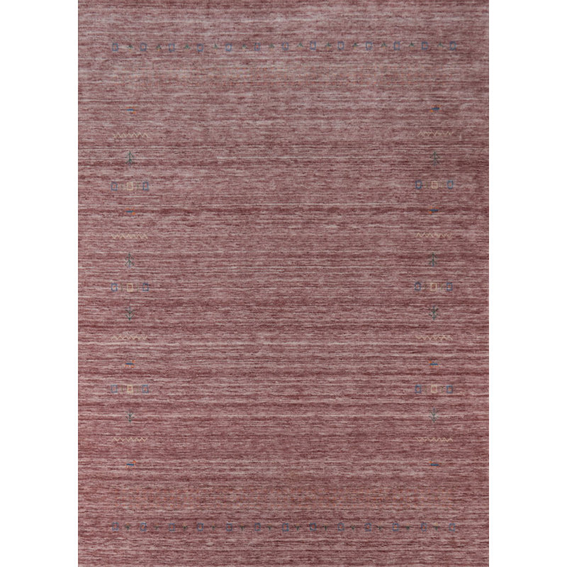 Tribal Gabbeh Style Indian Area Rug 8x10