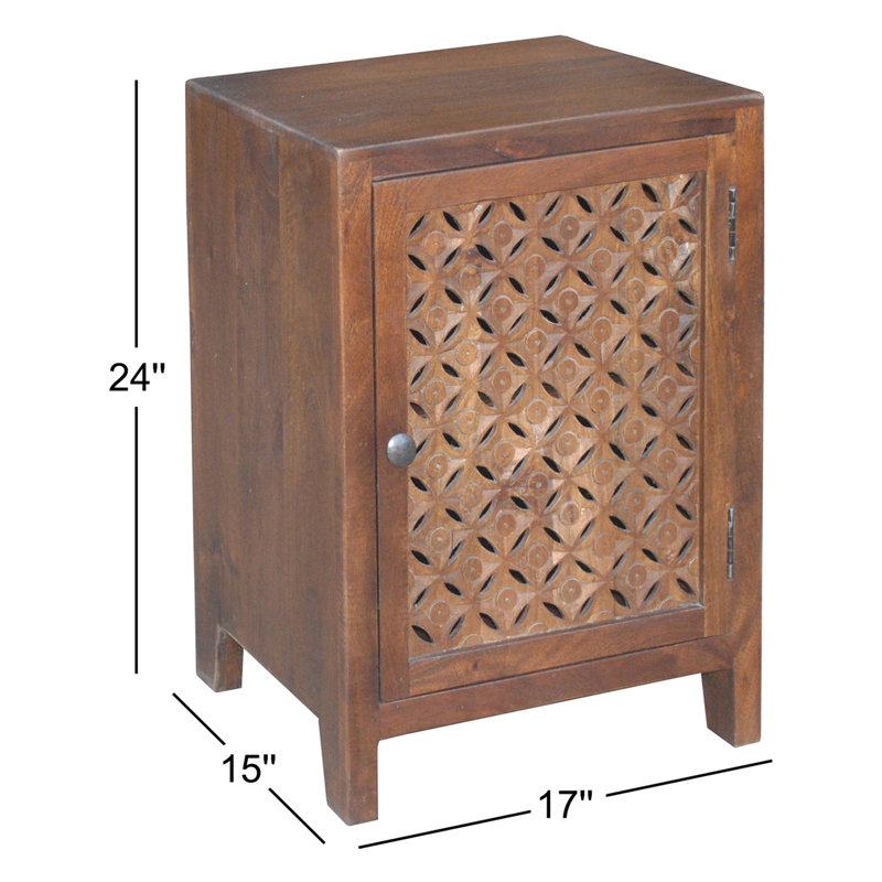 Solid Wood Accent Cabinet