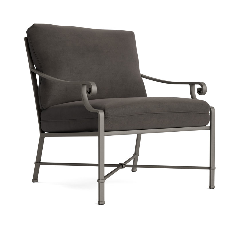 Venetian Outdoor Lounge Chair, Mica, Fusion Charcoal