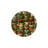 Multicolored Patterned Woven Floor Rug With Cactus Thorns-1312963605