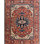 Wool Oriental Area Rug in Rust/Beige/Blue