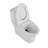 1.1/1.6 GPF Elongated Comfort Height Floor Mounted One-Piece Toilet, CUPC Certified, WaterSense Cetified, Ceramic, White Color, Soft Close Seat