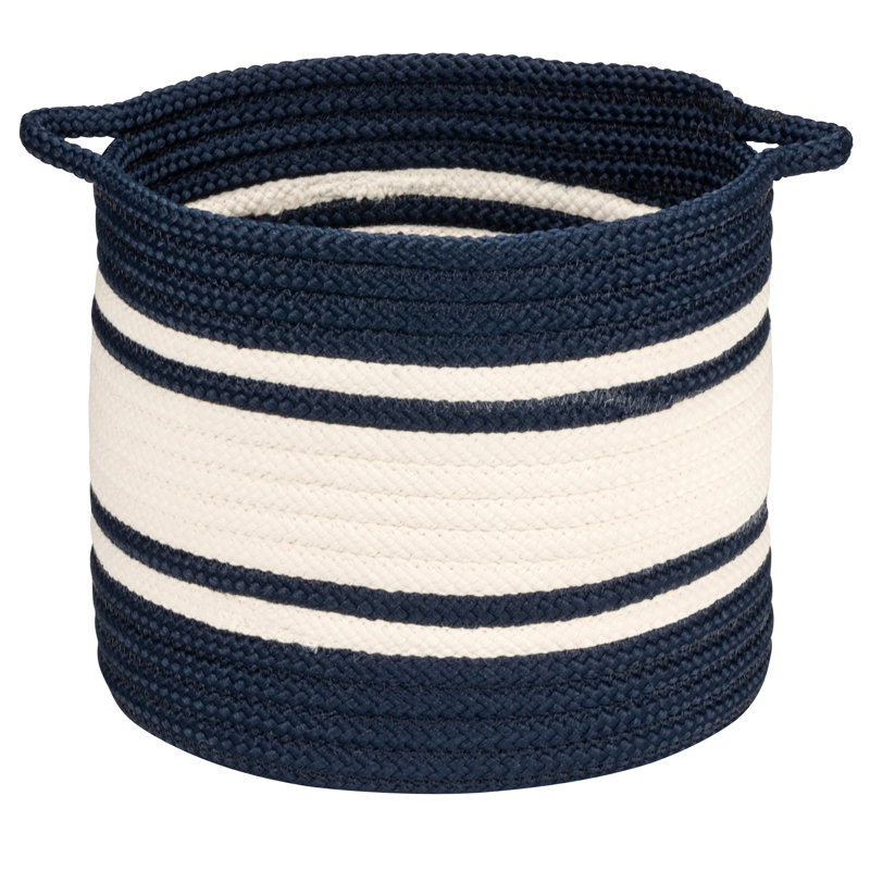 Panier en polypropylène Outland, H 18 po x l 20 po x P 20 po, Bleu marine