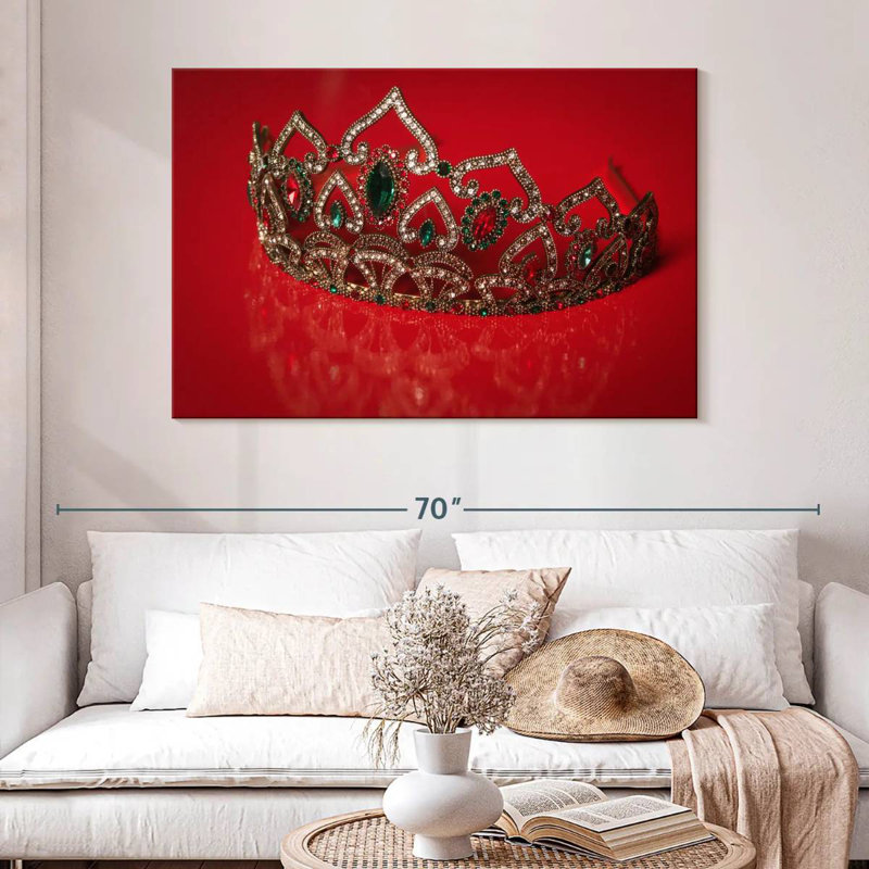 Couronne de princesse élégante Kerner, H 32 po x l 48 po