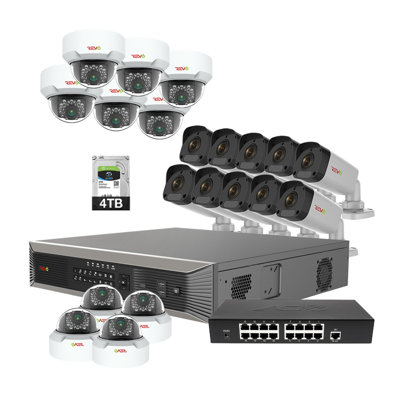 Home Imports Emporium 32 Channel 4TB NVR Surveillance System with 20, 4 Megapixel Cameras Security