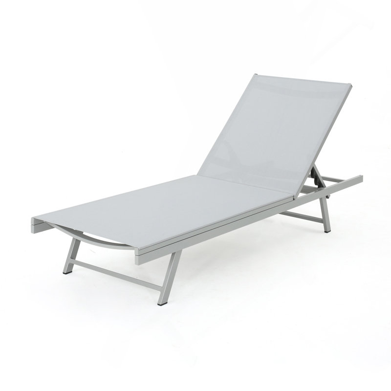 Chaise Lounge, Silver