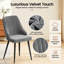 46cm H Velvet Upholstered Upholstered Back Side Chair-1338694345-1338694344