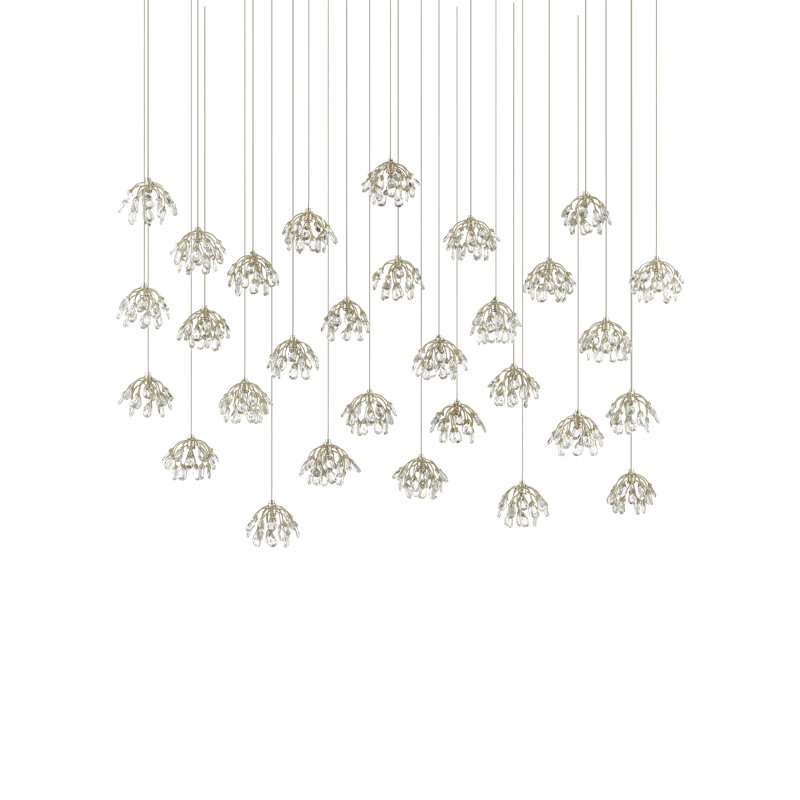 Luminaire suspendu en cristal 30 lumières