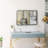 Rashawn Glass,Metal,Stainless Steel Flat Wall Mirror-1615888239-1615888238
