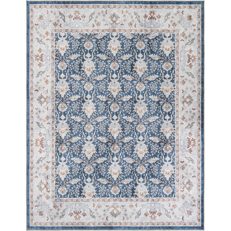 Mochnick Performance Chenille Floral Indoor Rug, Rectangle 7'10" x 10'