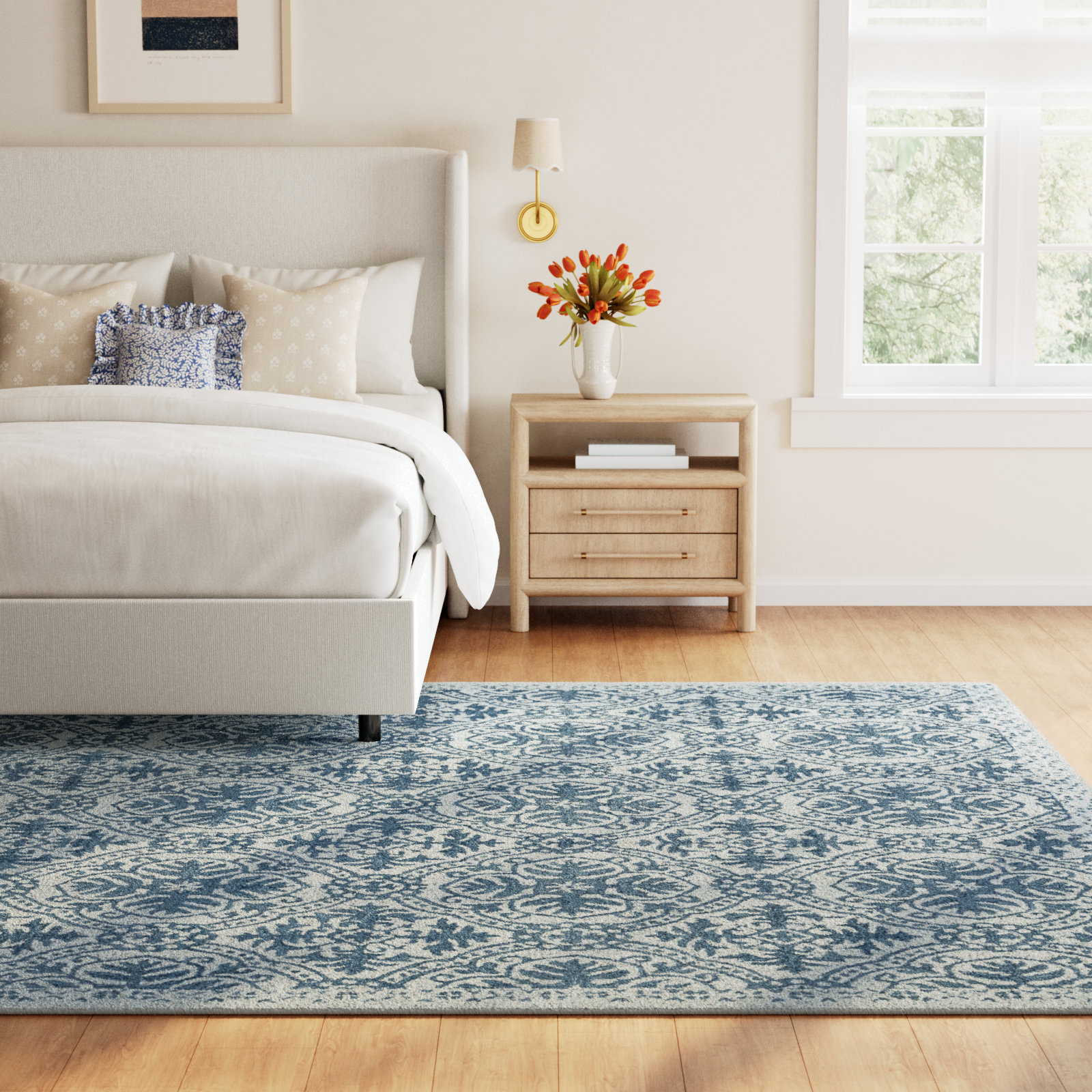 Nina Hand-Tufted Oriental Rug, Rectangle 9' x 12'