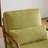 Lemley Mid Century Solid Wood Accent Chair Upholstered Armchair with an Extra Pillow-2022048559