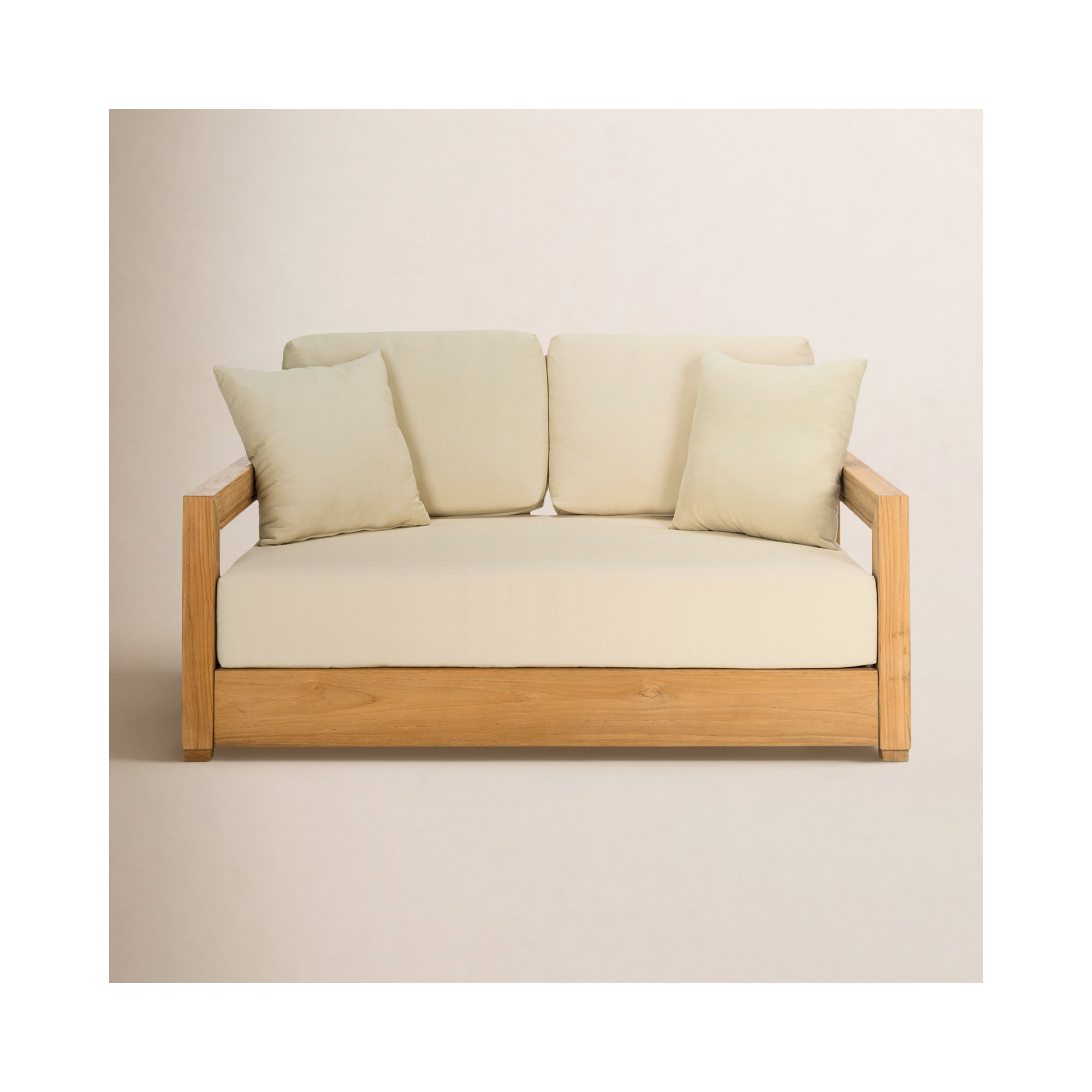 Melrose Outdoor Cushion Cover, Beige