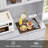 Satavia 70.9'' Kitchen Pantry with LED Lights and Charging Station, Microwave Shelf-433062035