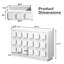 Commode double 6 tiroirs l 47,2 po-57421172