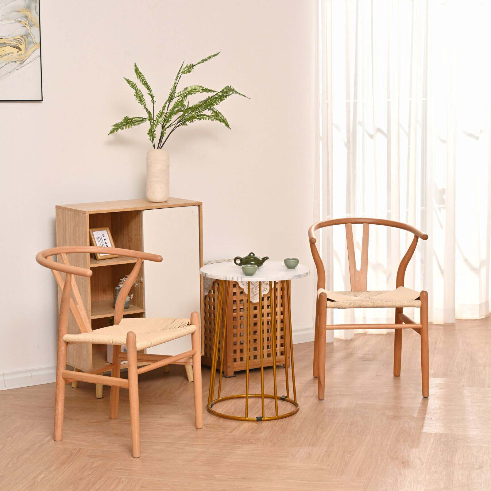 Brayden Studio® Noce Solid Wood Upholstered Armchair | Wayfair