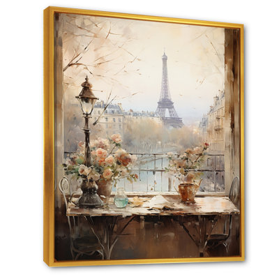 «Paris Spring Spring Elegance II - City Paris, art mural»