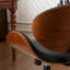 Chaise de bureau rembourrée à hauteur réglable-437675638
