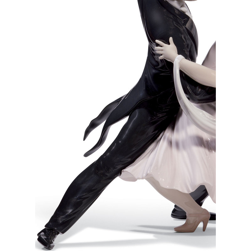 Elegant Foxtrot Couple Figurine