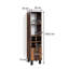 39Cm W x 130.6Cm H x 141Cm D Solid Wood Tall Bathroom Cabinet