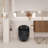 1-Piece 1.28 GPF Single Flush Egg Shape Toilet in Glossy Black-122554714