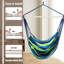 Carlysle Portable Hammock Swing Chair Sturdy Metal Folding Poles Hold Upto 330 Pounds Suitable For Indoor/Outdoor Use