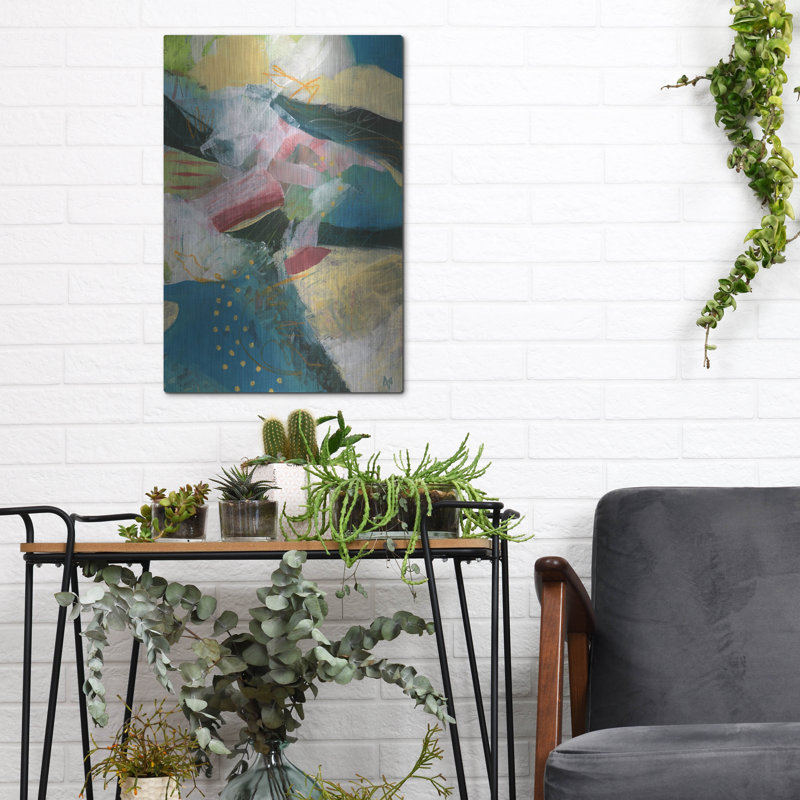 Brayden Studio® «Solstice No 3» par Ann Thompson Nemcosky, art mural en métal, H 16 po x l 12 po
