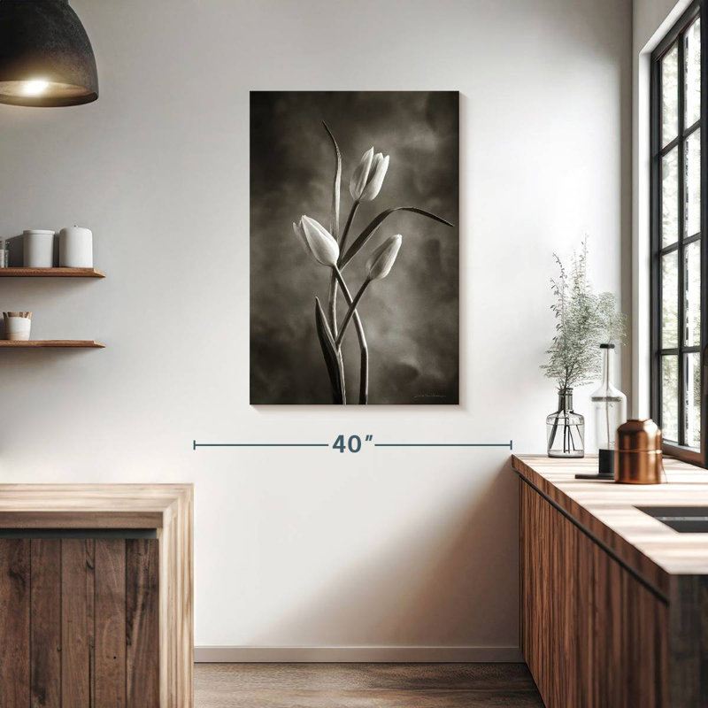 Deux tulipes Harnek II, H 39 po x l 26 po