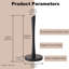 Porte-essuie-tout autoportant en acier inoxydable-1107493535