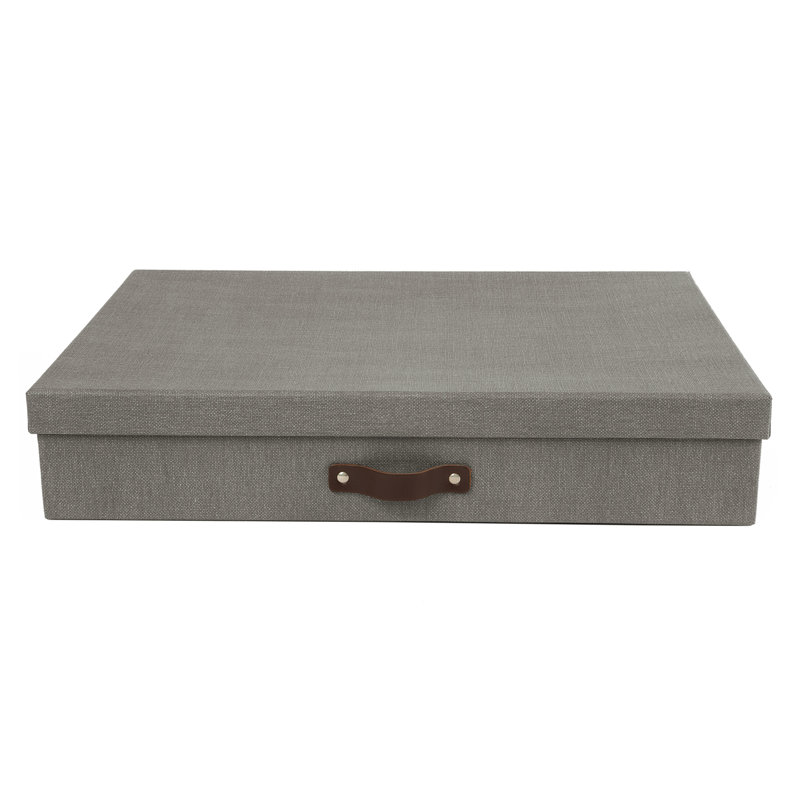 Boîte de rangement pour papiers et papiers Bigso Sverker, Gris