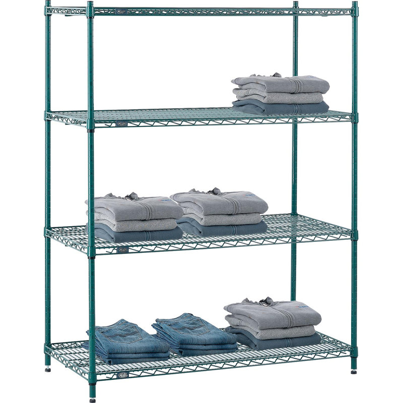 Étagère de démarrage, Poly-Z-Brite, H 86 po x l 48 po x P 24 po