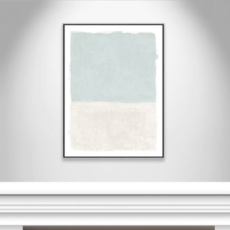 Ocean Tides I Print by Natalie Carpentieri, 31.5'' W x 41.5'' H, Silver Floater