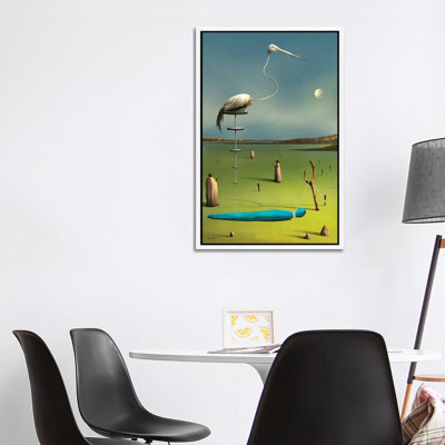 A Garça (The Crane) by Marcel Caram - Print on Canvas