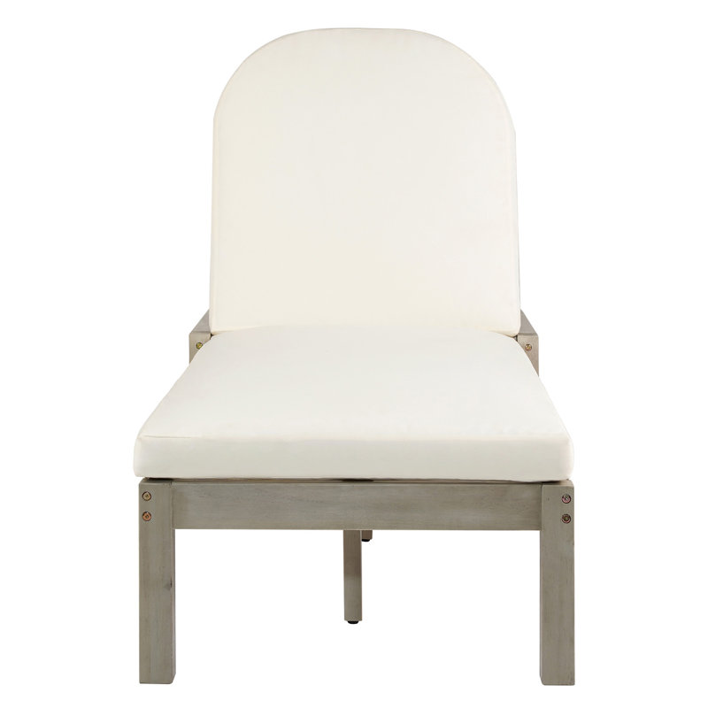 TREXM Outdoor Chaise Lounge