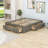 Wooden Platform Bed with 6 Drawers-212478043-212478045