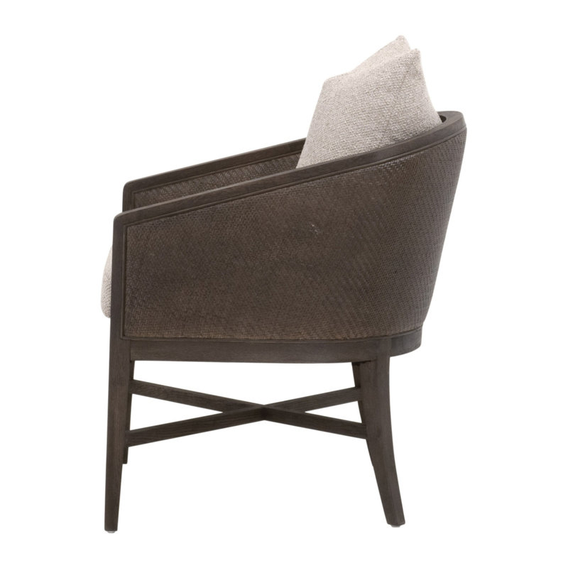 Fauteuil en polyester Mcguire