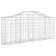 Ensemble de 14 paniers en fer galvanisé argentés Vidaxl Gabion-113973839