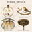 1 - Light Tiffany Style Bird Cage Pendant Light (Bulb Include)