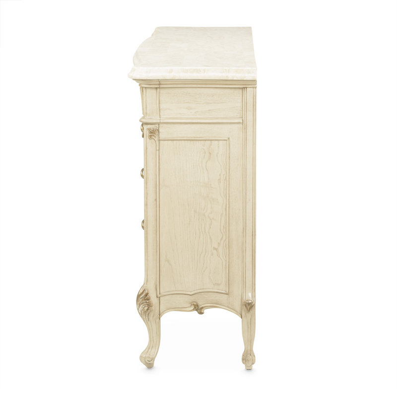 Platine De Royale 73'' W Solid Wood Sideboard