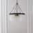 Percey 6 - Light Iron Dimmable Wagon Wheel Chandelier