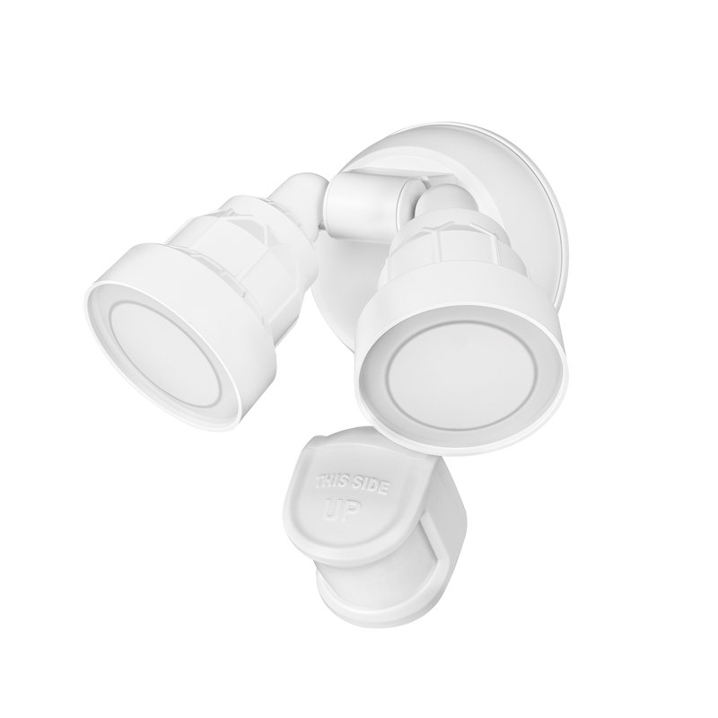 LED Outdoor Security Flood Light with Motion Sensor, White