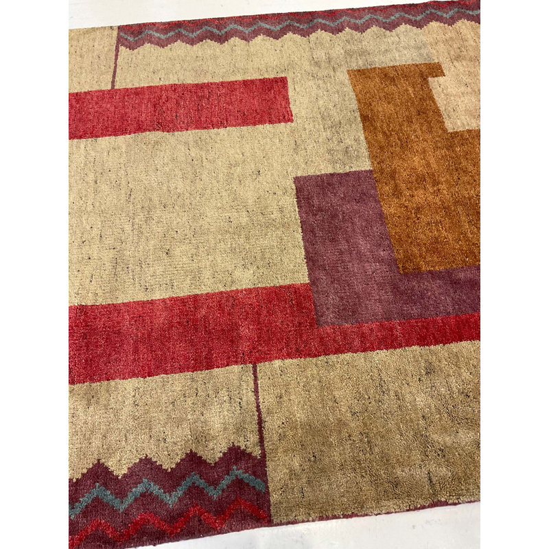 Modern One-of-a-Kind Rectangle 4'6" x 6'6" Area Rug