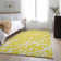 Premium Machine Washable Cerrito AMF501 Yellow Rug
