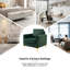 Fauteuil club en velours Gillette-107593885